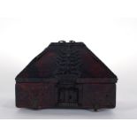 Indian wooden box with iron fittings 18th - 19th century