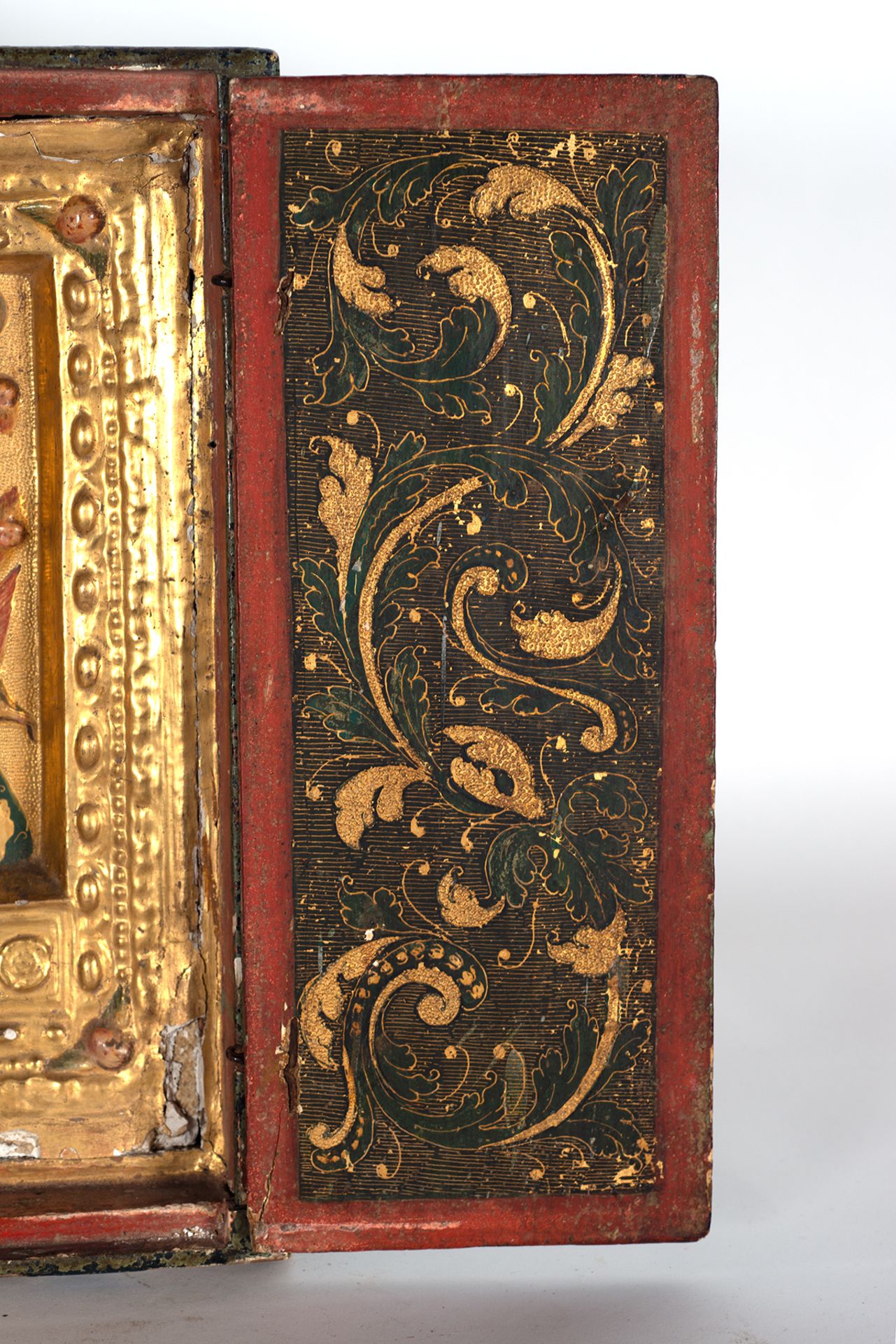 Important tabernacle from the 16th century with the face of Mary - Image 5 of 6
