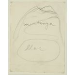 Antoni Tàpies (1923 - 2012), "Untitled", pencil on paper