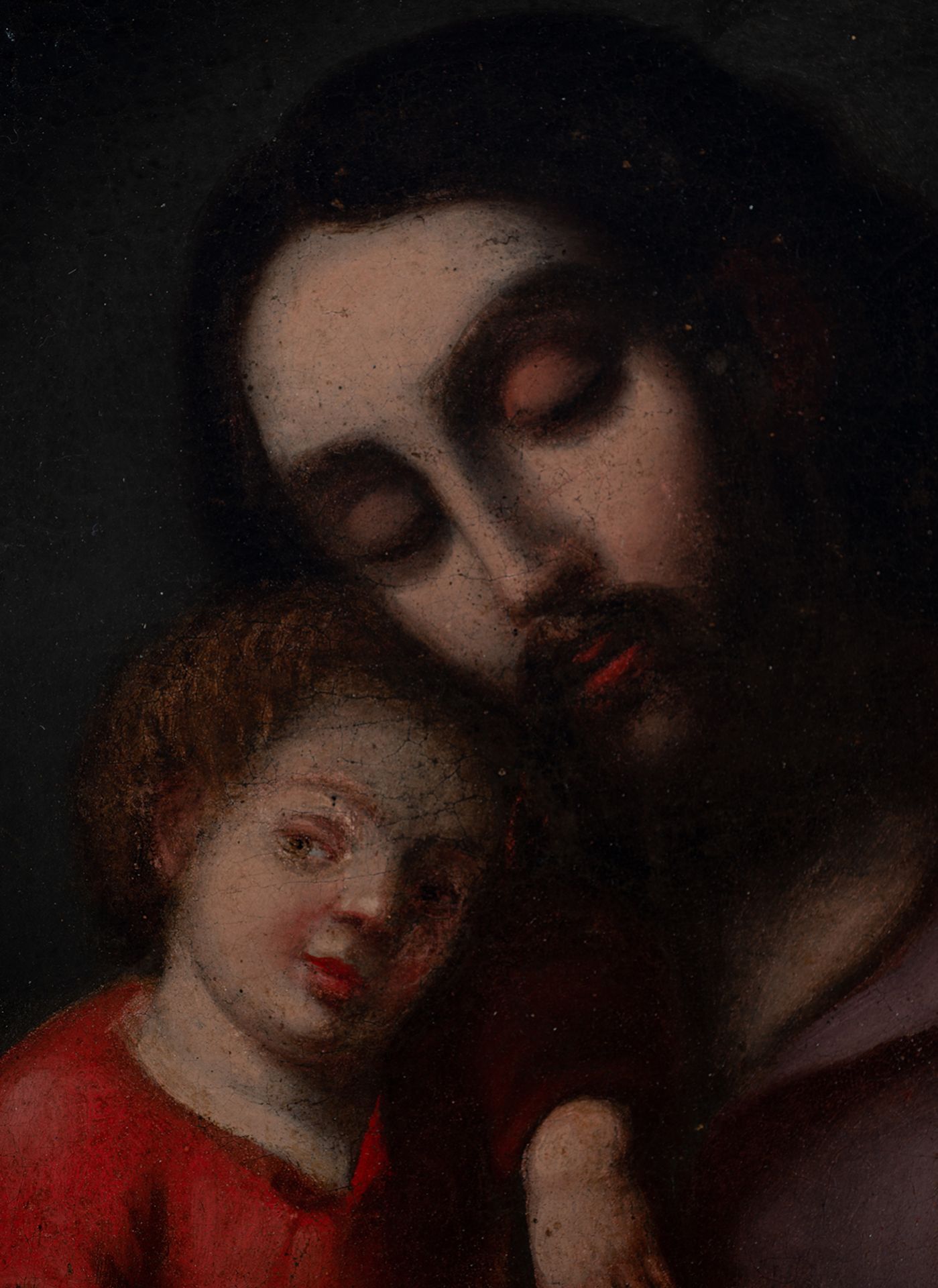 Saint Joseph with Child, 18th century Sevillian school - Bild 2 aus 3