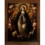 Large Immaculate Virgin, circle or workshop by Francisco Pacheco (1654 - 1644)