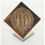 Orthodox plaque in solid silver, 19th century