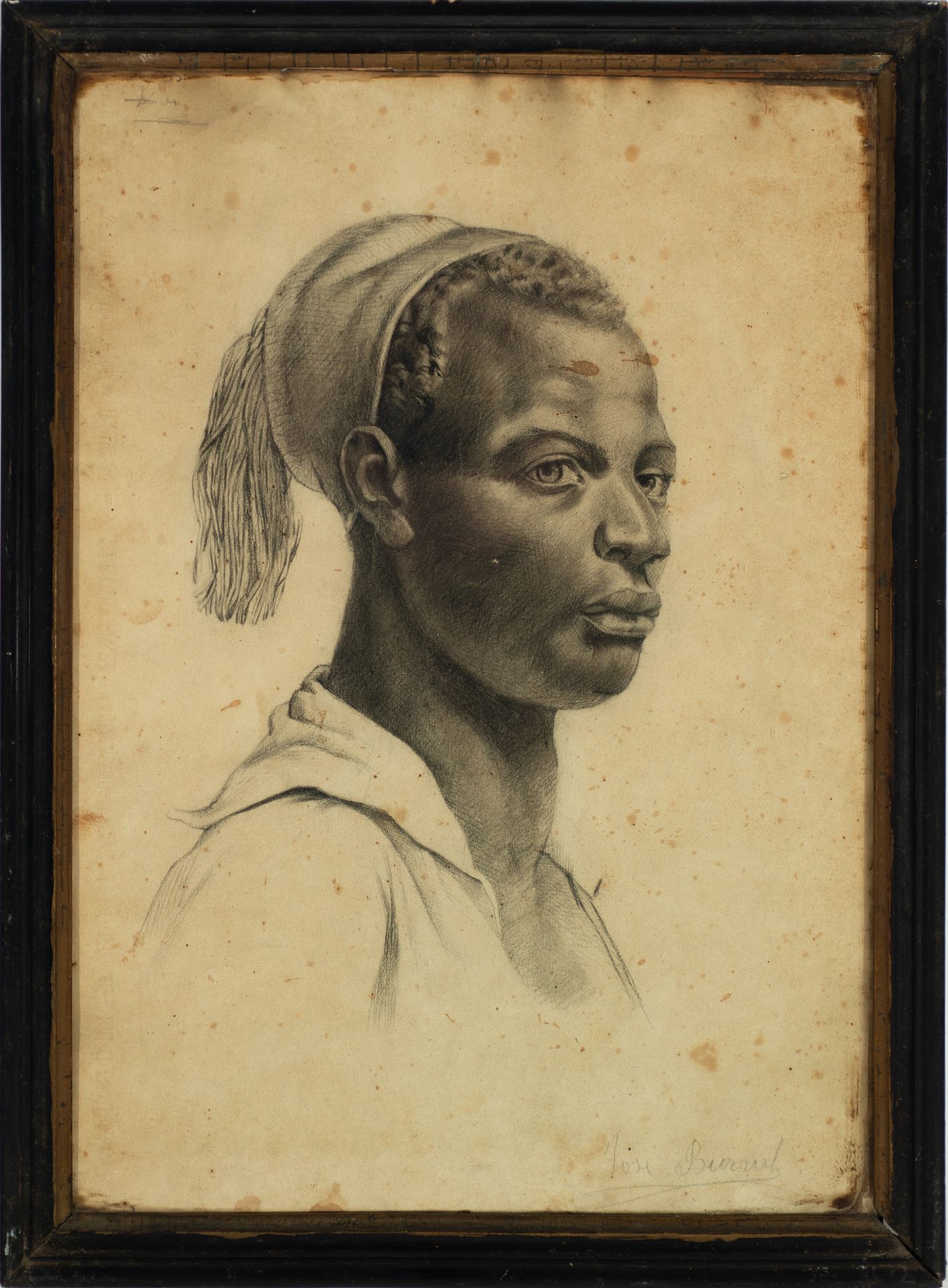 Portrait of an African Girl, 19th century orientalist school