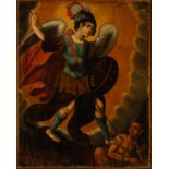 Saint Michael Archangel, Quito colonial school of the 17th century