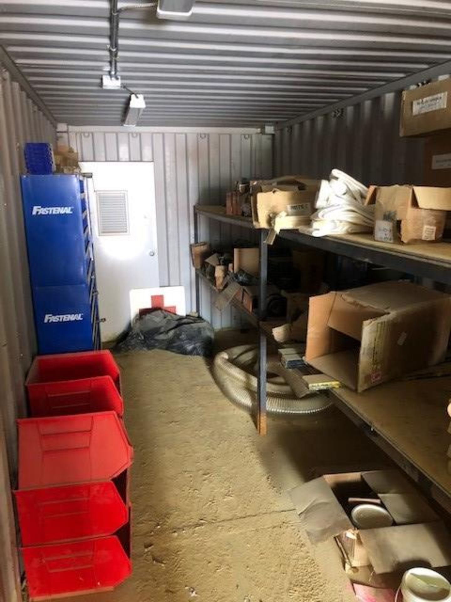 40' Container; Dry Plant Tool and Parts Storage; with Flammable Storage Cabinet; Shel - Subj to Bulk - Image 4 of 4