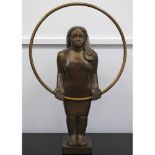 André Wallace (born 1947)‘Girl with Hoop’ 2002 - 2003 .