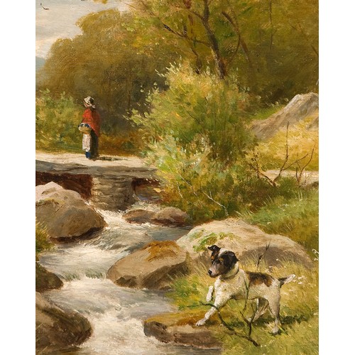 John Bates Noel (1870-1936) 'An adventurous terrier' Oils 33 cm x 25.5 cm Framed - Image 2 of 5
