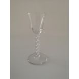 A Georgian Wine Glass.