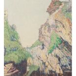 Reginald Francis Reynolds (1870-1936) 'The Upward Path' (Exhibited Royal Academy 1936) Oils 51 cm x