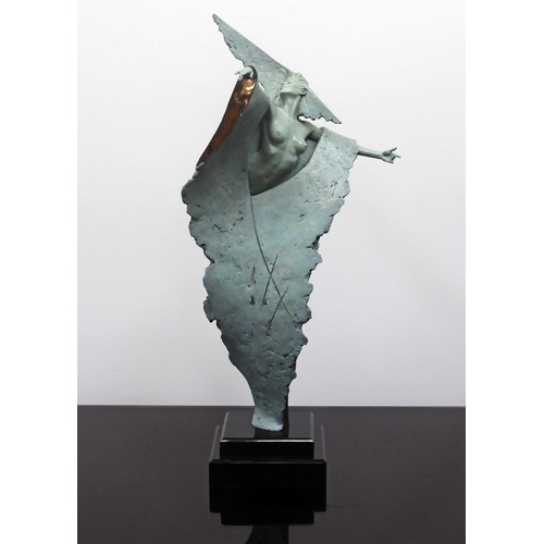 Carl Payne (born 1969) 'Juliette' 2009 bronze sculpture numbered 6/9