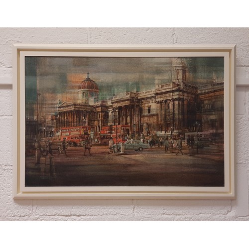 Eric Mason (1921-1986) ‘The National Gallery’ circa 1964 oil on canvas size: 610 x 915mm within a - Image 3 of 3