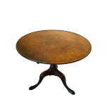 A fine Mahogany tilt top table George II. A wonderful colour and untouched Height: 70cm Diameter: