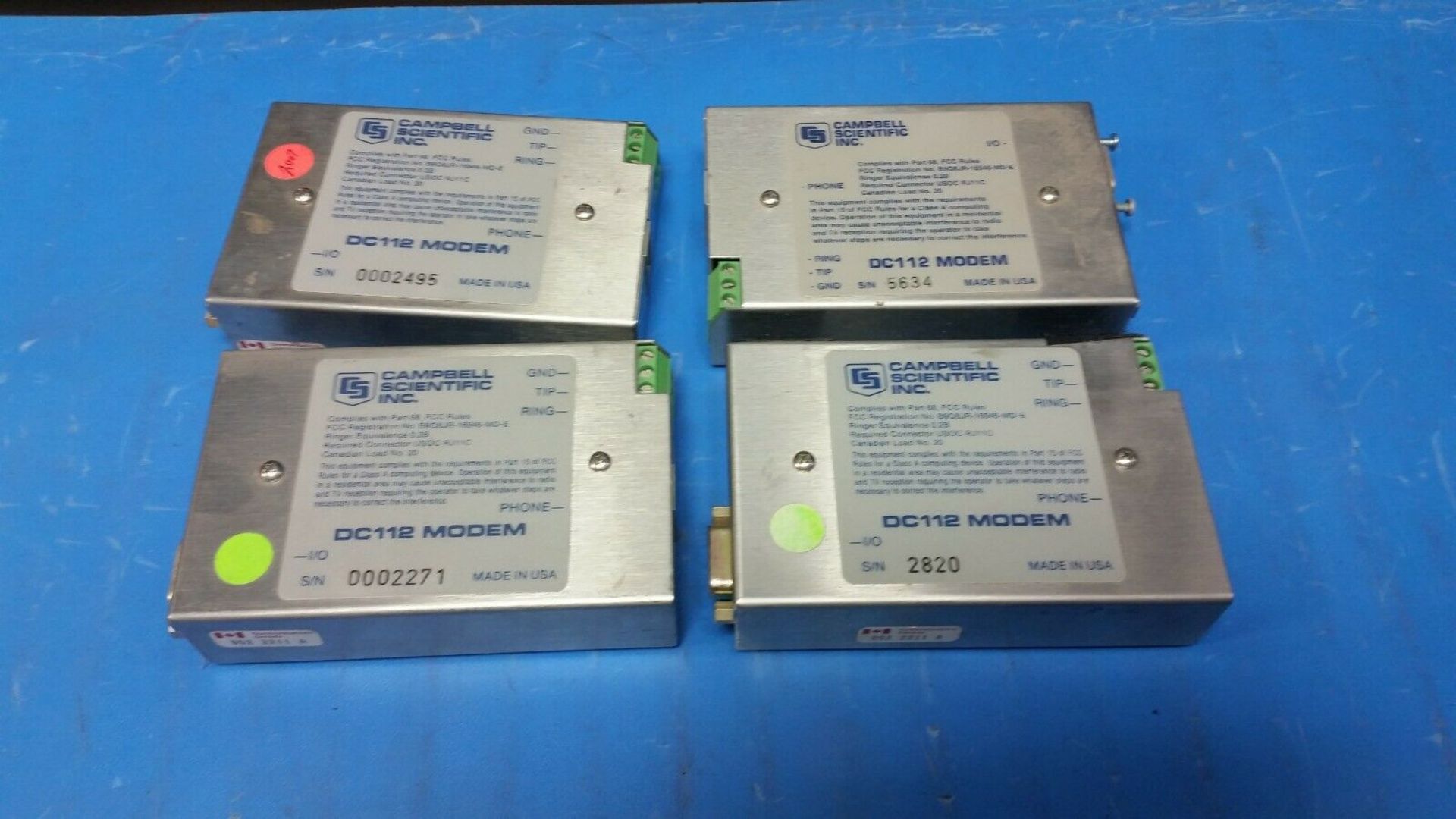 LOT OF 4 CAMPBELL SCIENTIFIC MODEMS