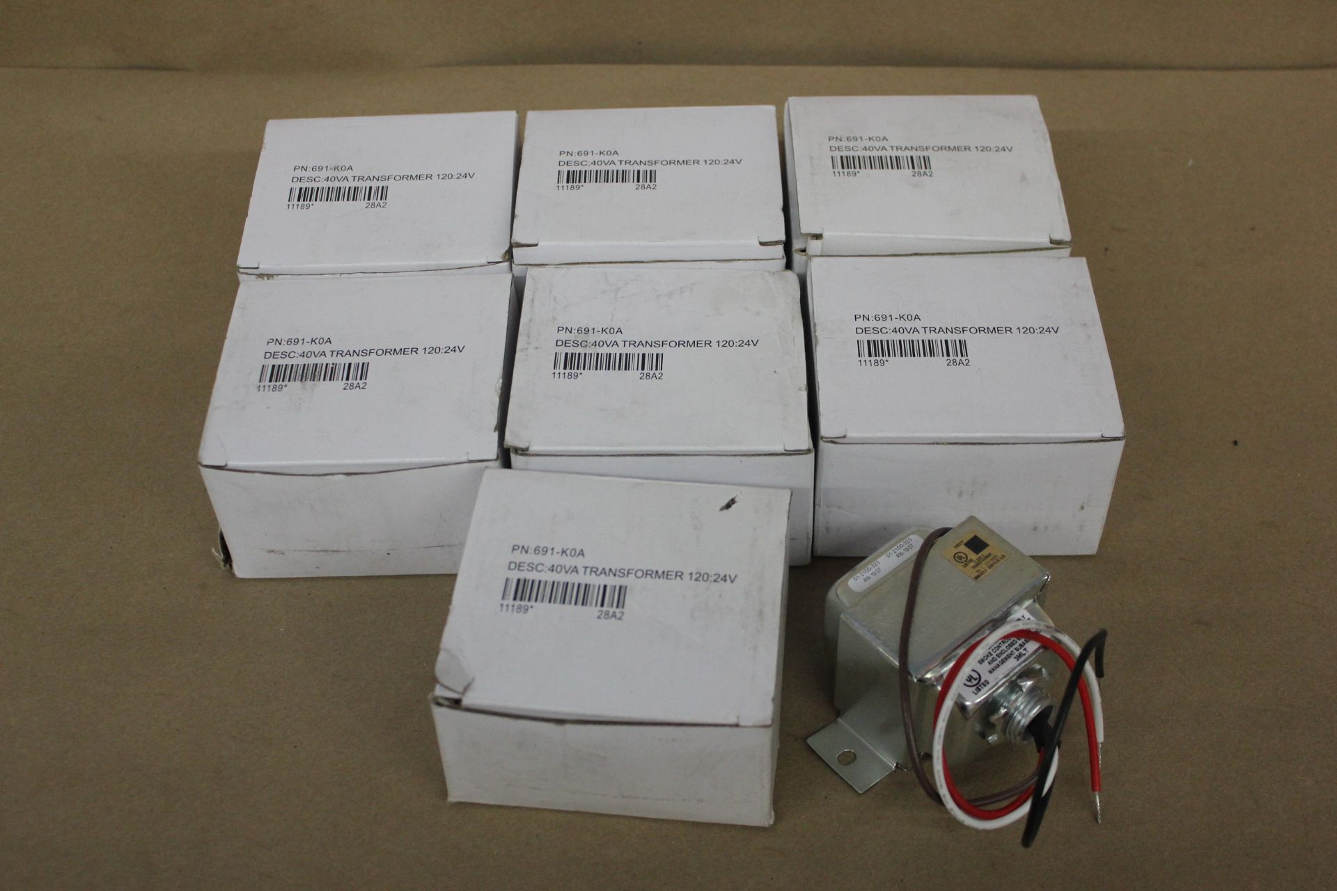 LOT OF NEW CONTROL TRANSFORMERS