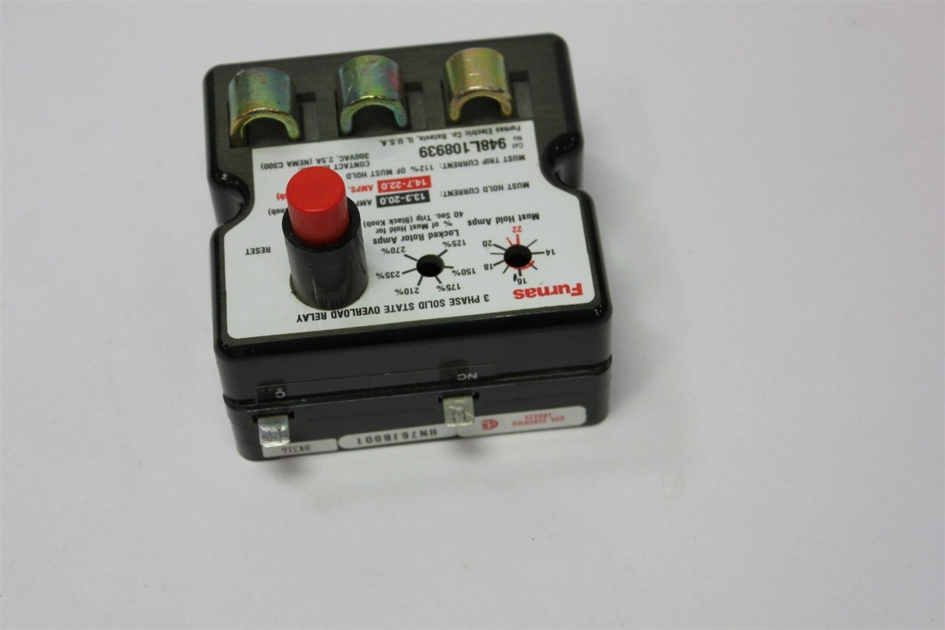 FURNAS SOLID STATE OVERLOAD RELAY - Image 2 of 2
