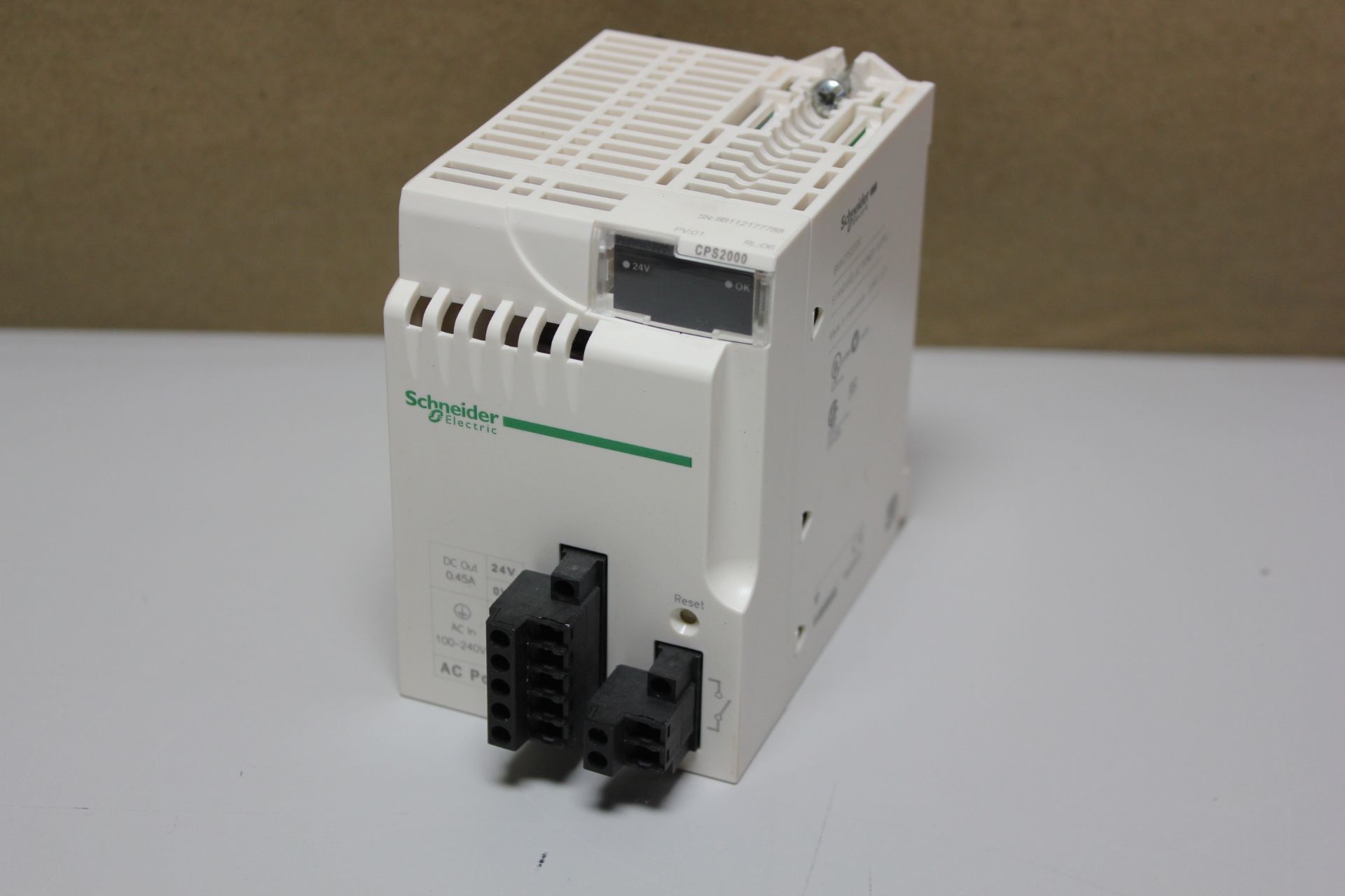 SCHNEIDER ELECTRIC MODICON PLC POWER SUPPLY