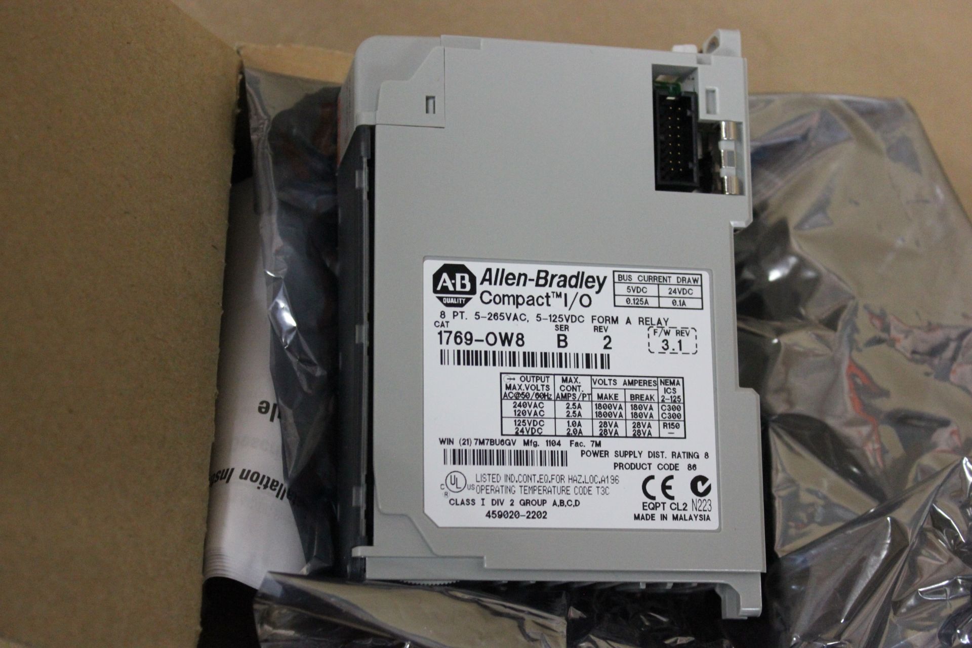 NEW ALLEN BRADLEY COMPACT I/O PLC MODULE - Image 4 of 4