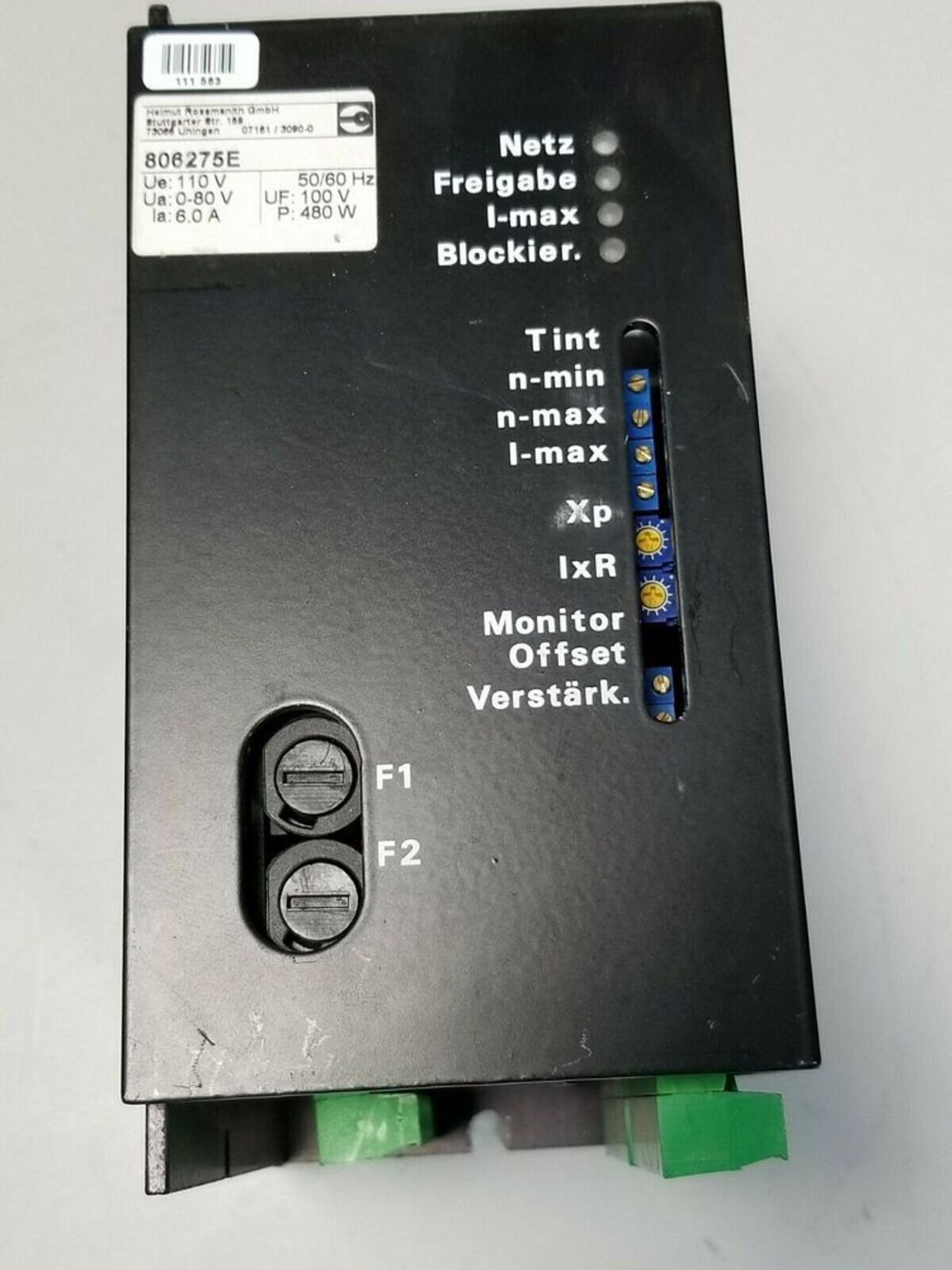 HELMUT ROSSMANITH SENSOR CONTROLLER - Image 2 of 3