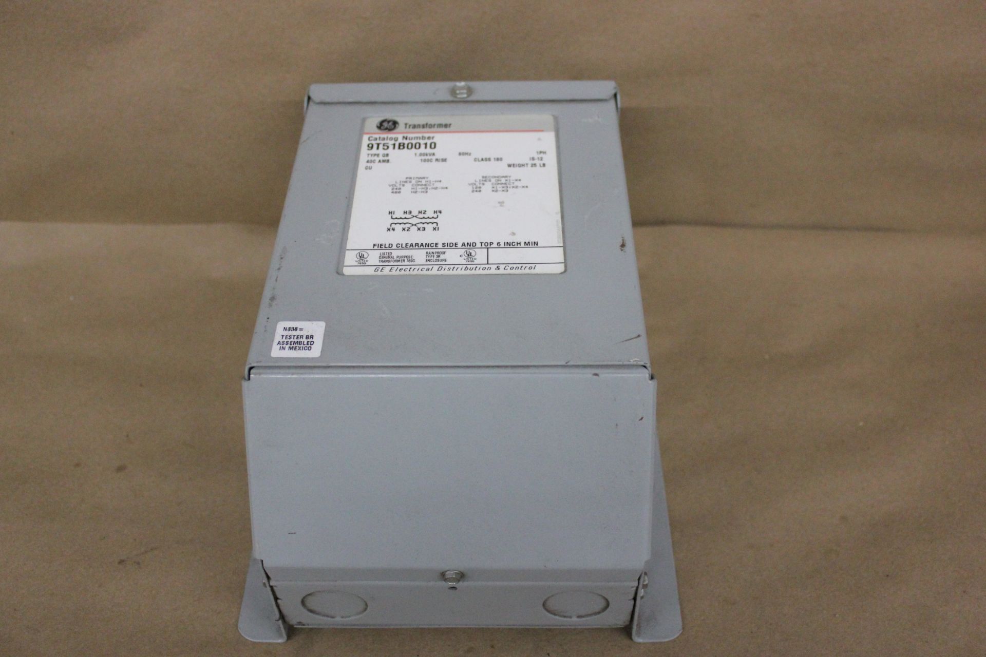 GE ENCAPSULATED DRY TYPE TRANSFORMER