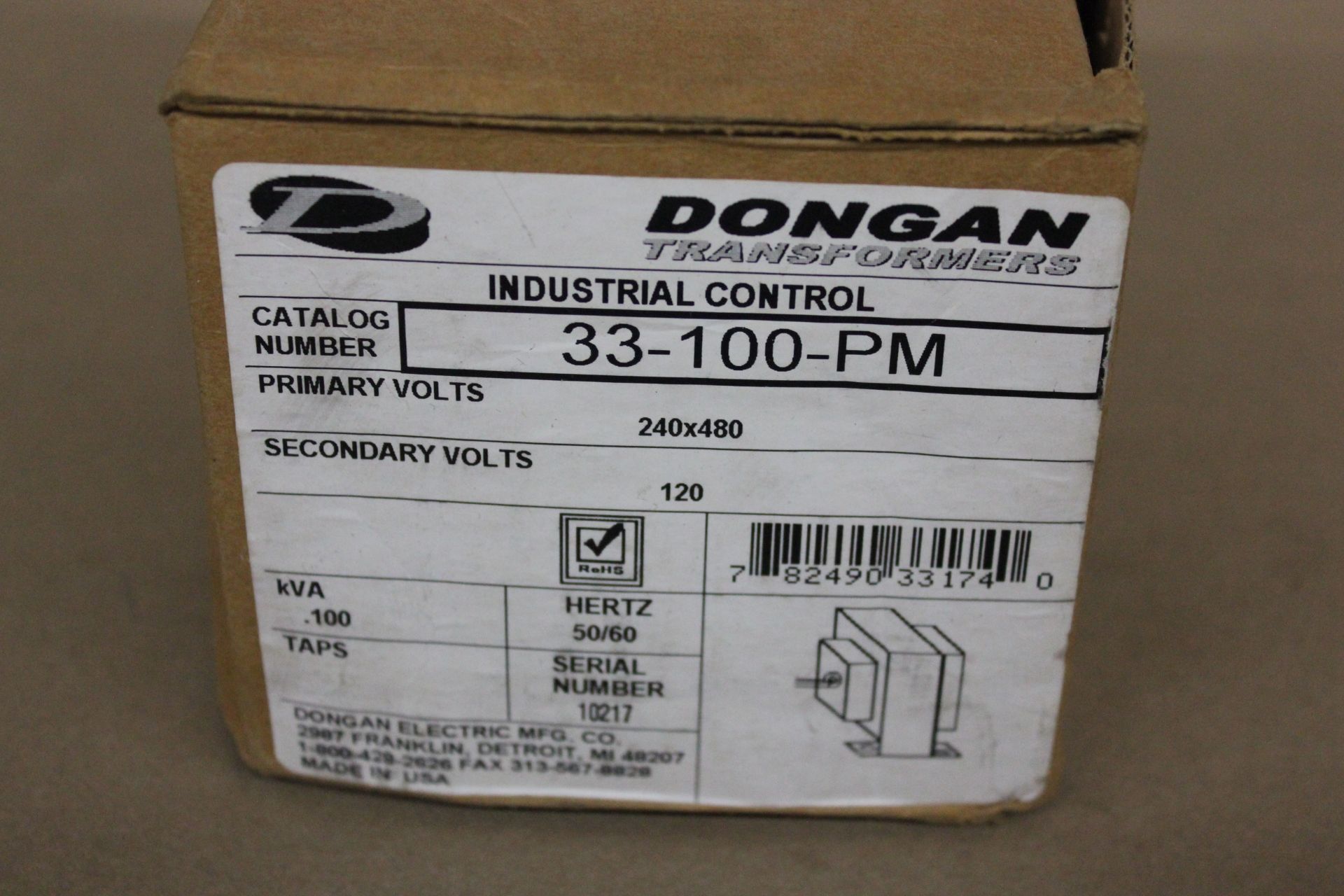 NEW DONGAN CONTROL TRANSFORMER - Image 2 of 4