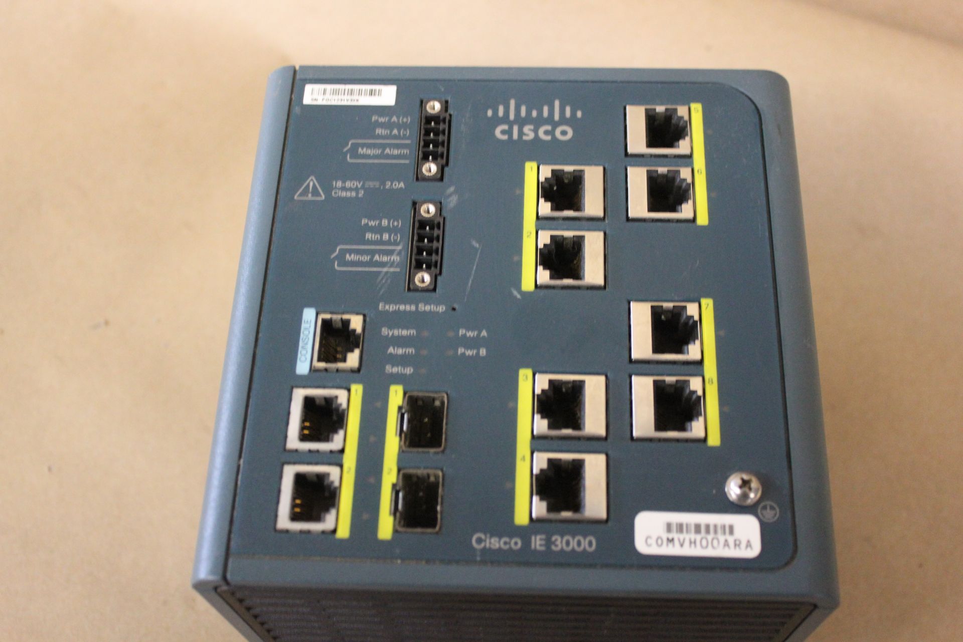 CISCO IE 3000 INDUSTRIAL ETHERNET SWITCH - Image 2 of 3
