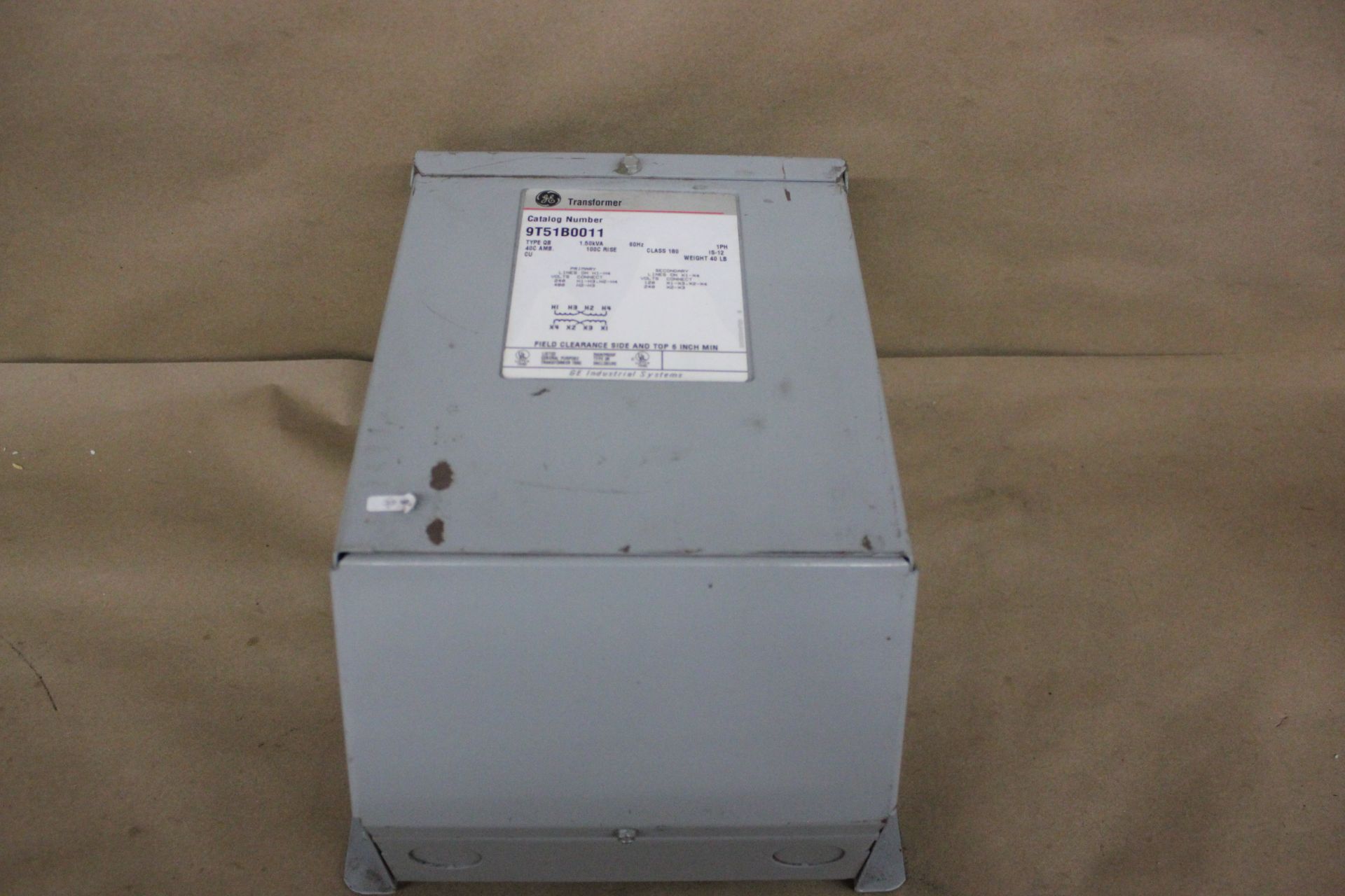 GE ENCAPSULATED DRY TYPE TRANSFORMER