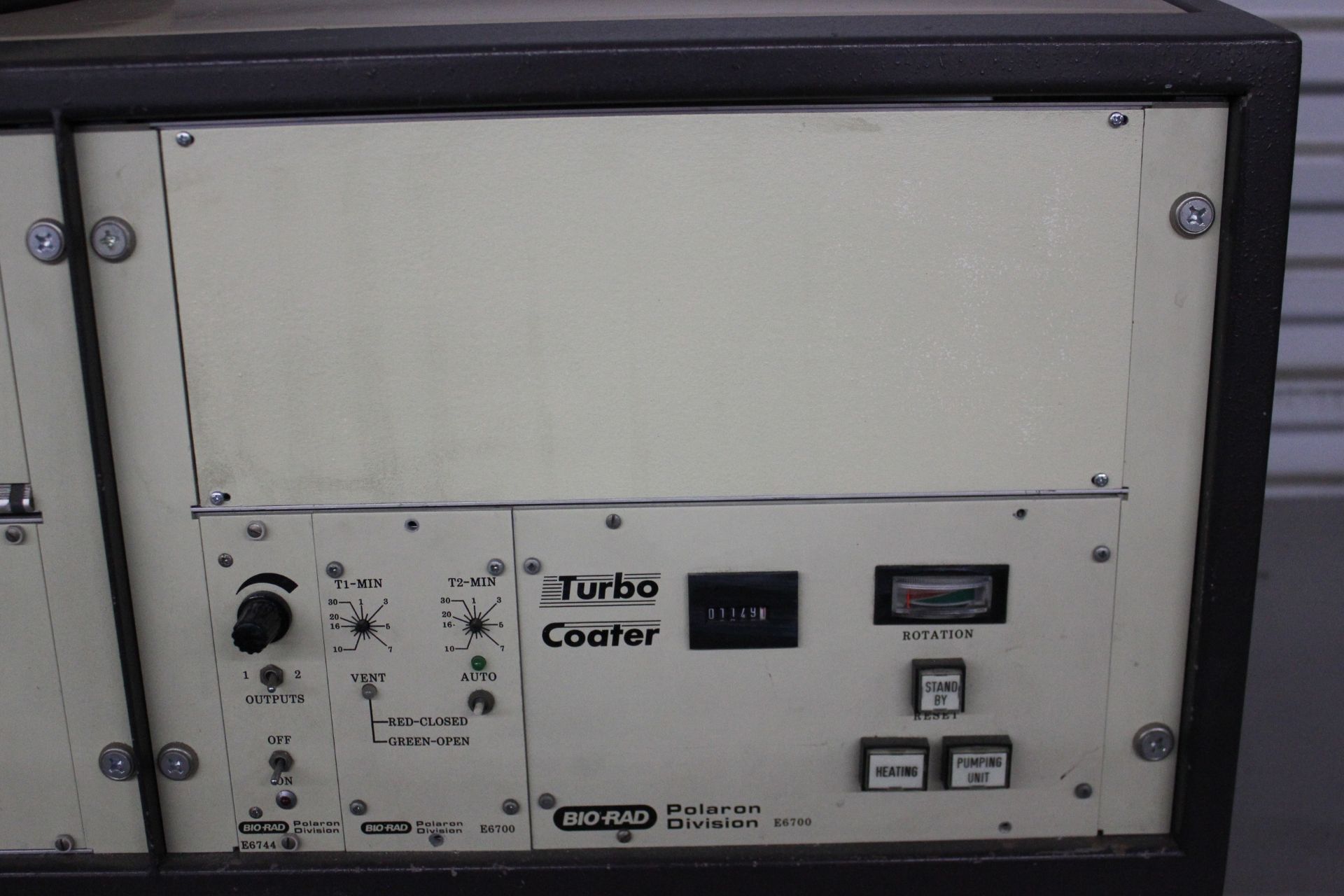 BIO RAD TURBO COATER SPUTTERING COATER - Image 5 of 21