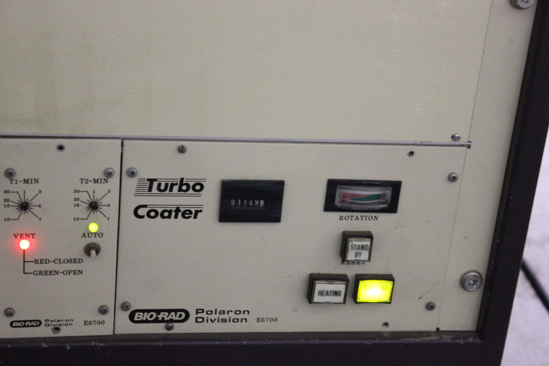 BIO RAD TURBO COATER SPUTTERING COATER - Image 21 of 21