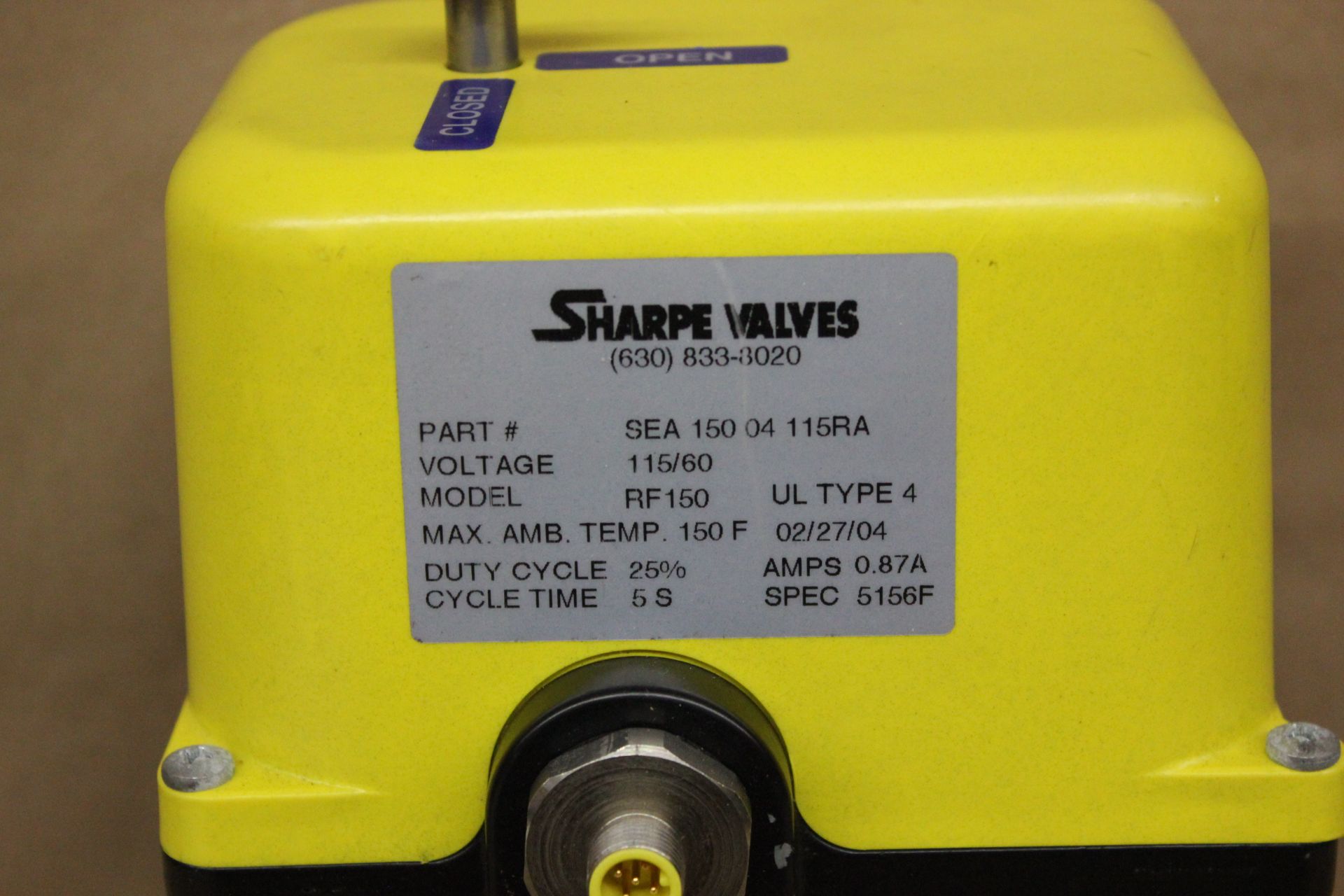 SHARPE STAINLESS STEEL BALL VALVE WITH ACTUATOR - Image 2 of 9