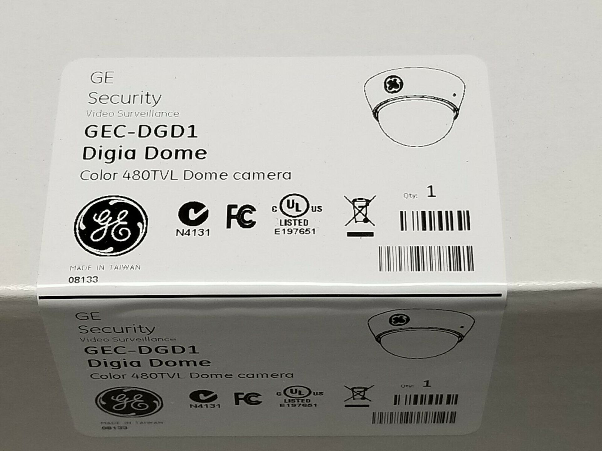 NEW GE COLOR DOME SECURITY CAMERA - Image 2 of 7