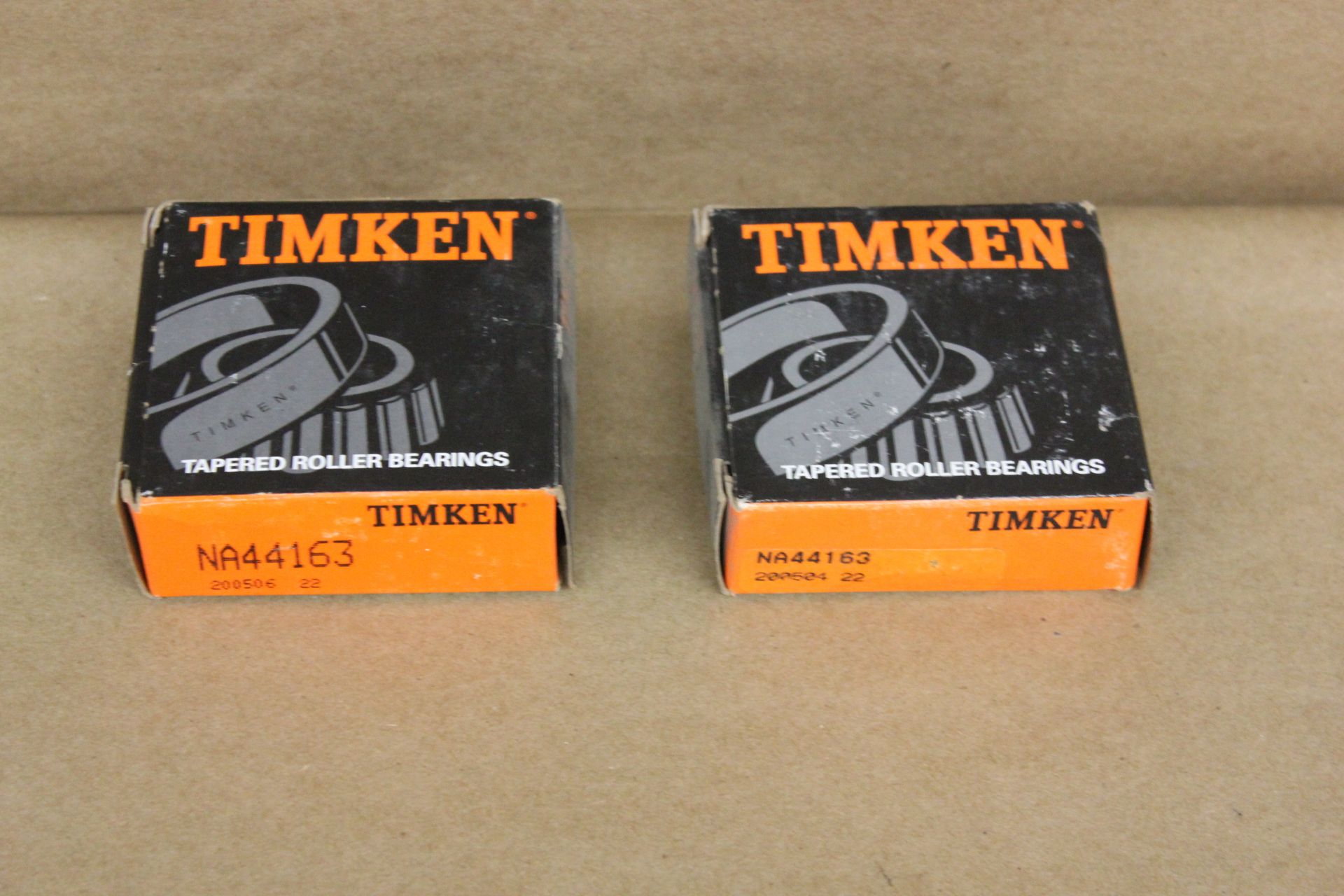 LOT OF 2 NEW TIMKEN TAPERED ROLLER BEARINGS
