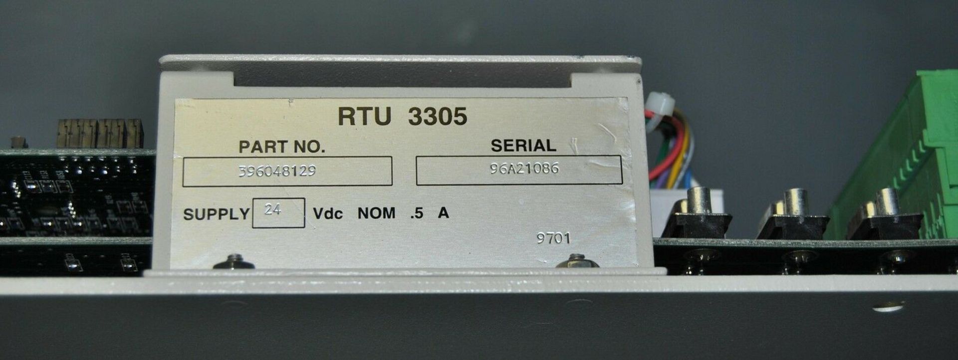 BRISTOL BABCOCK RTU 3305 PROGRAMMABLE SCADA CONTROLLER - Image 2 of 2