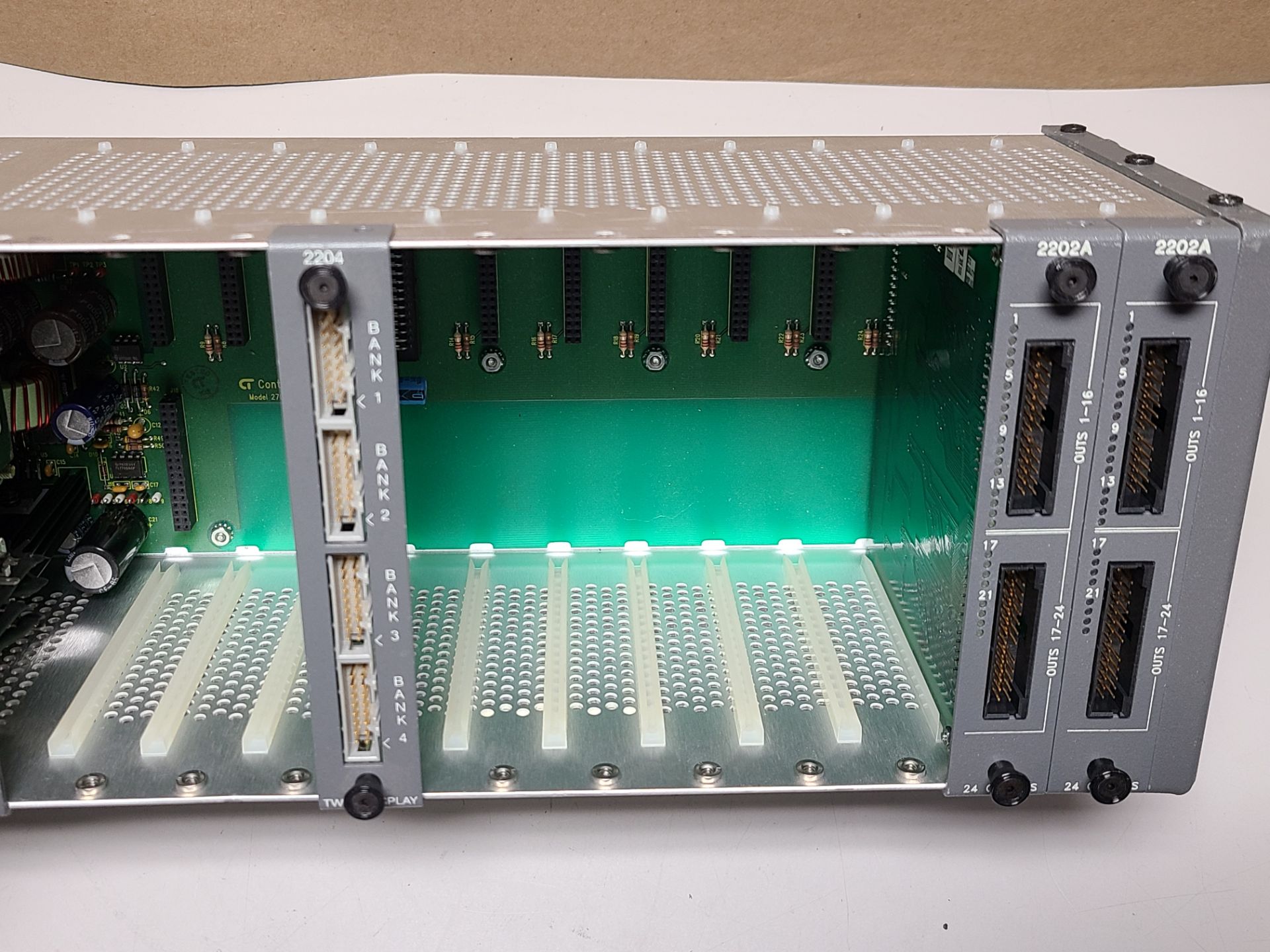 CONTROL TECHNOLOGY PLC RACK WITH MODULES - Image 2 of 5