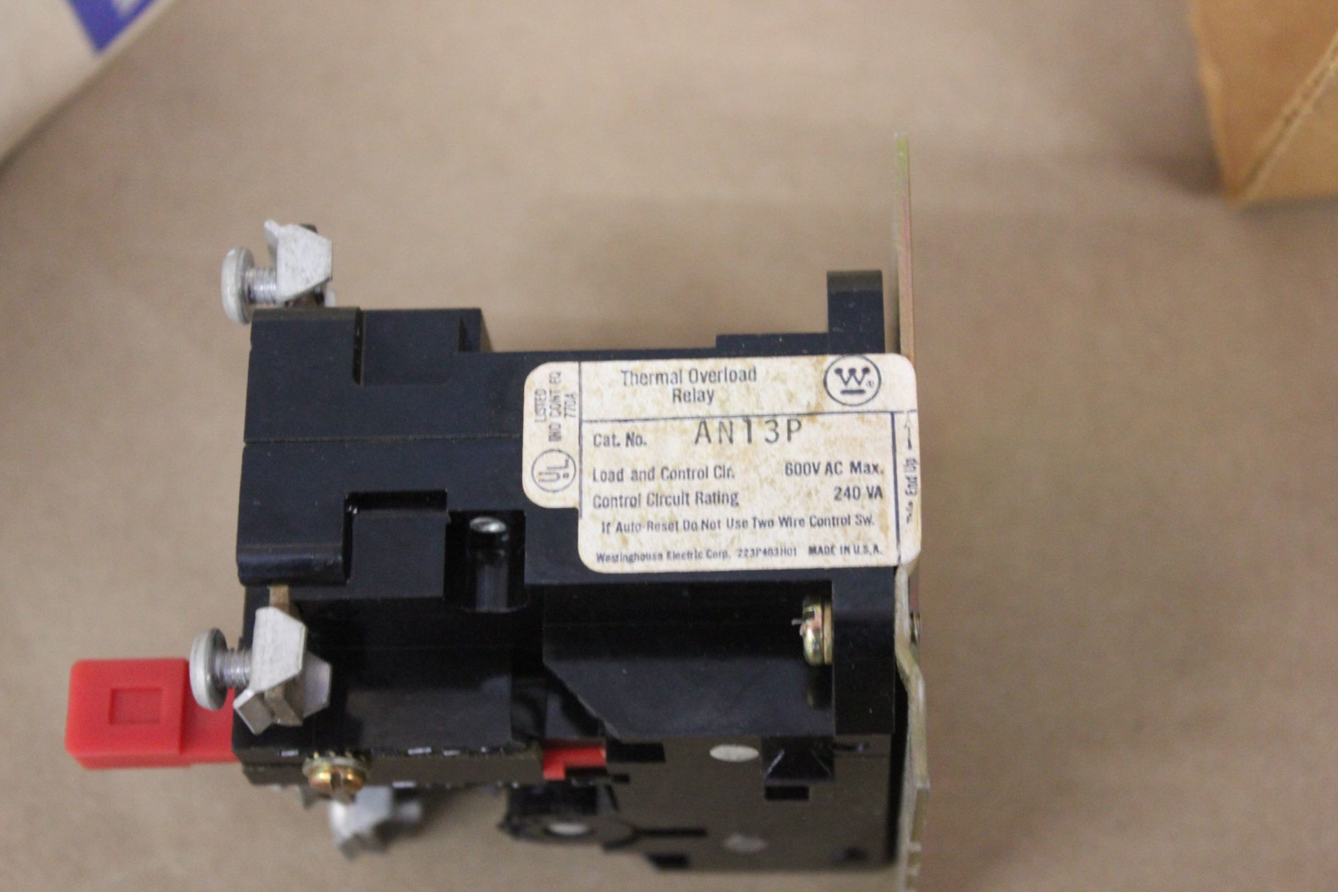 NEW WESTINGHOUSE THERMAL OVERLOAD RELAY - Image 3 of 3