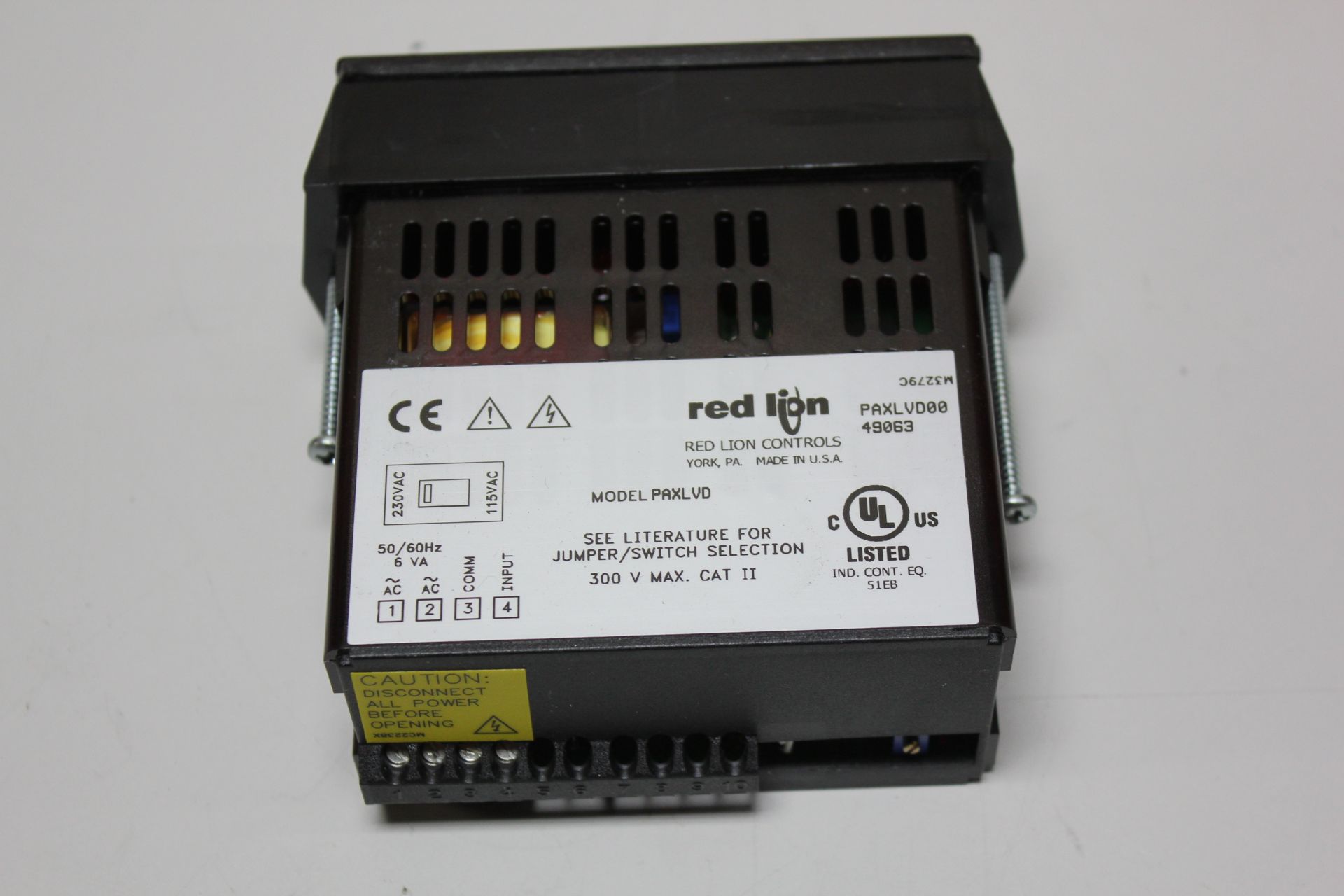 RED LION DIGITAL VOLT PANEL METER - Image 2 of 3