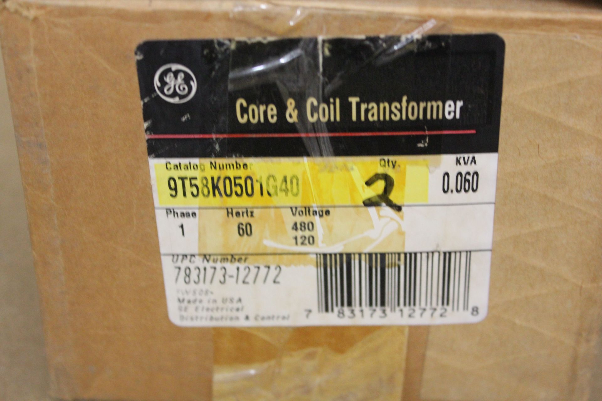 LOT OF NEW GE CORE & COIL TRANSFORMERS - Image 2 of 5