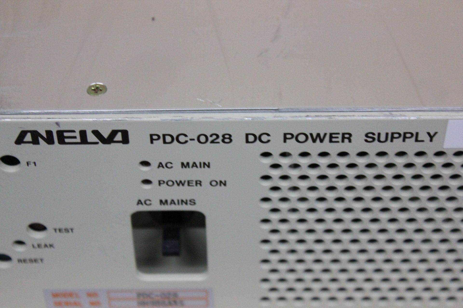 ANELVA DC POWER SUPPLY - Image 4 of 5