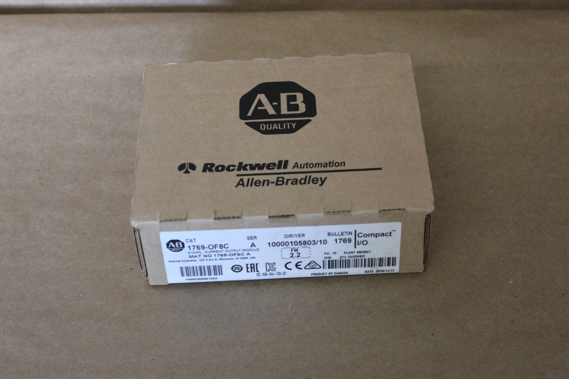 NEW ALLEN BRADLEY PLC MODULE