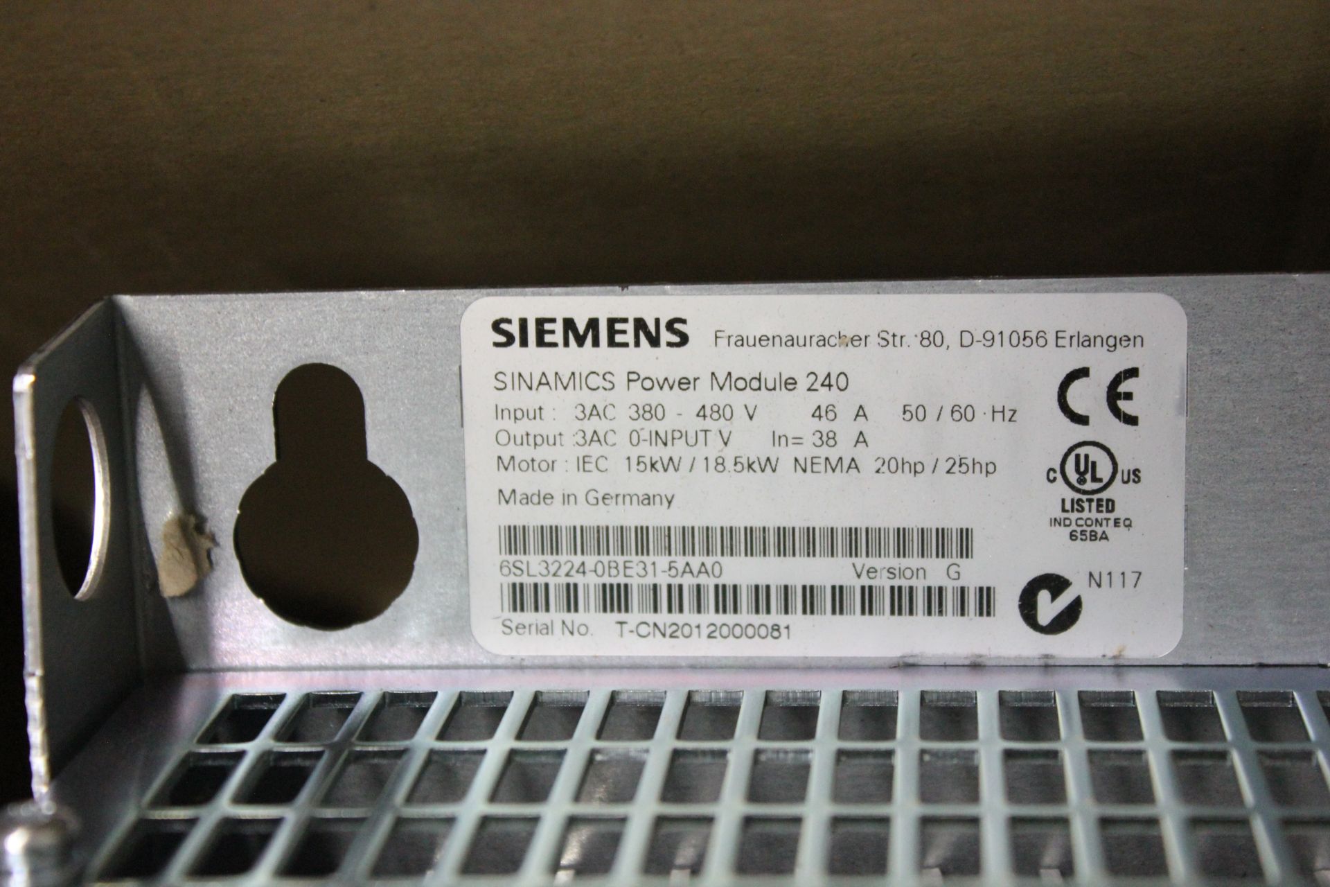NEW SIEMENS FREQUENCY CONVERTER - Image 4 of 7