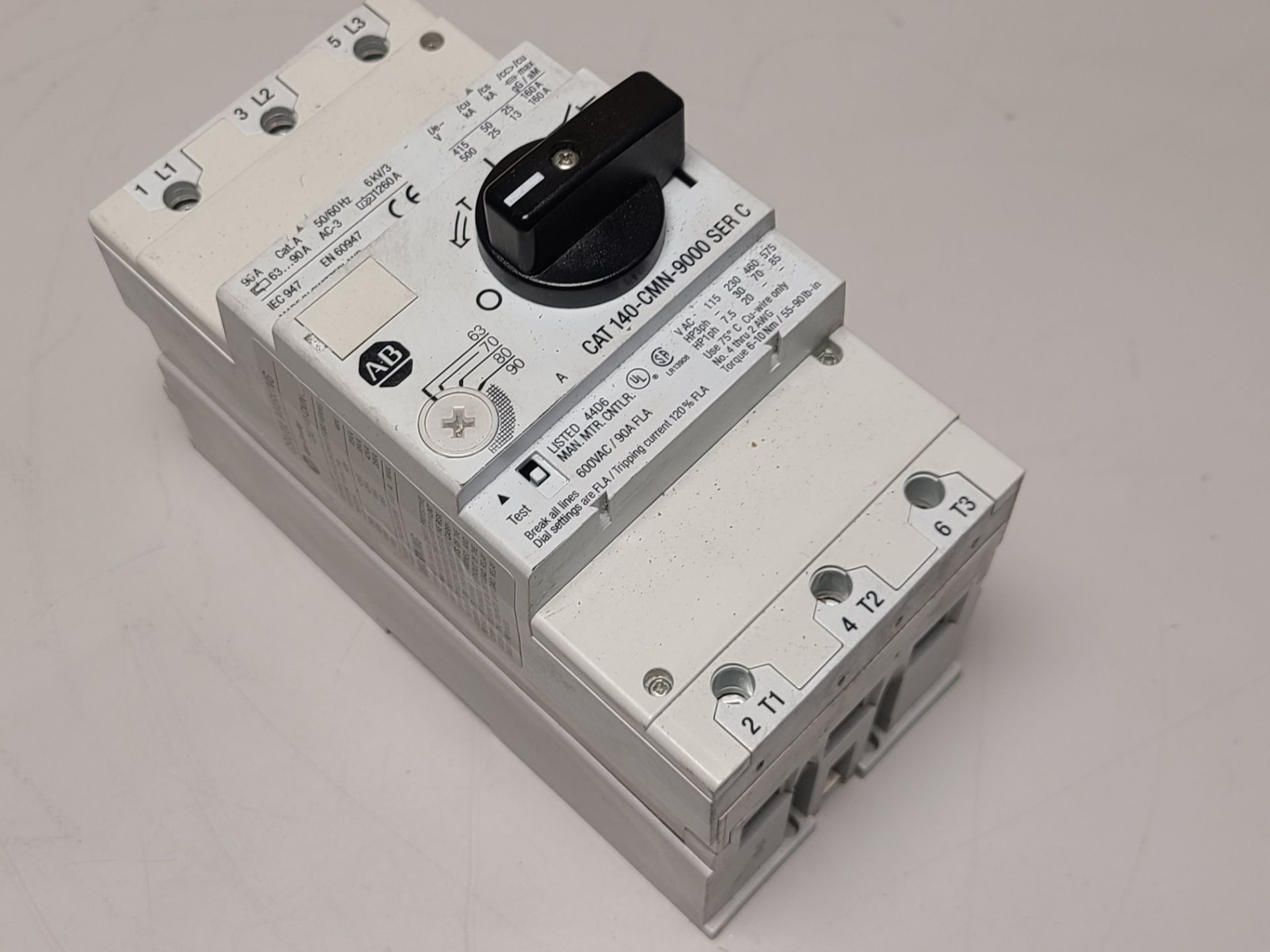 ALLEN BRADLEY MANUAL MOTOR CONTROLLER