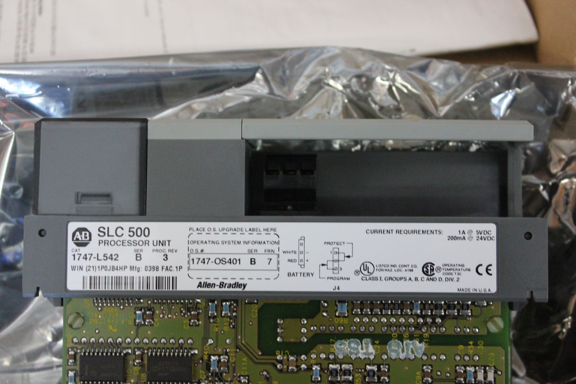 ALLEN BRADLEY PLC CPU PROCESSOR - Image 2 of 4