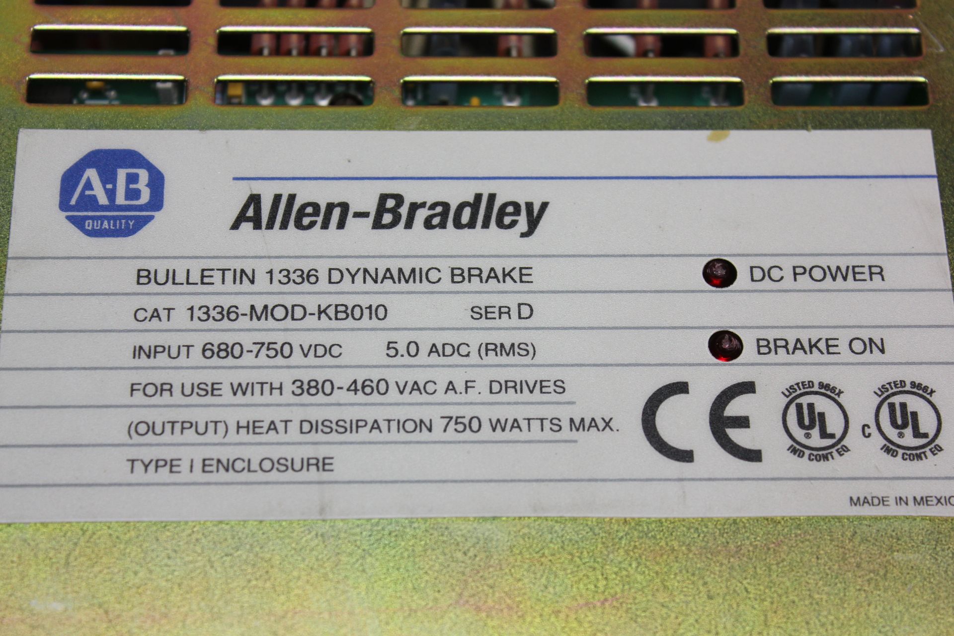 ALLEN BRADLEY 1336 DYNAMIC BRAKE - Image 2 of 5