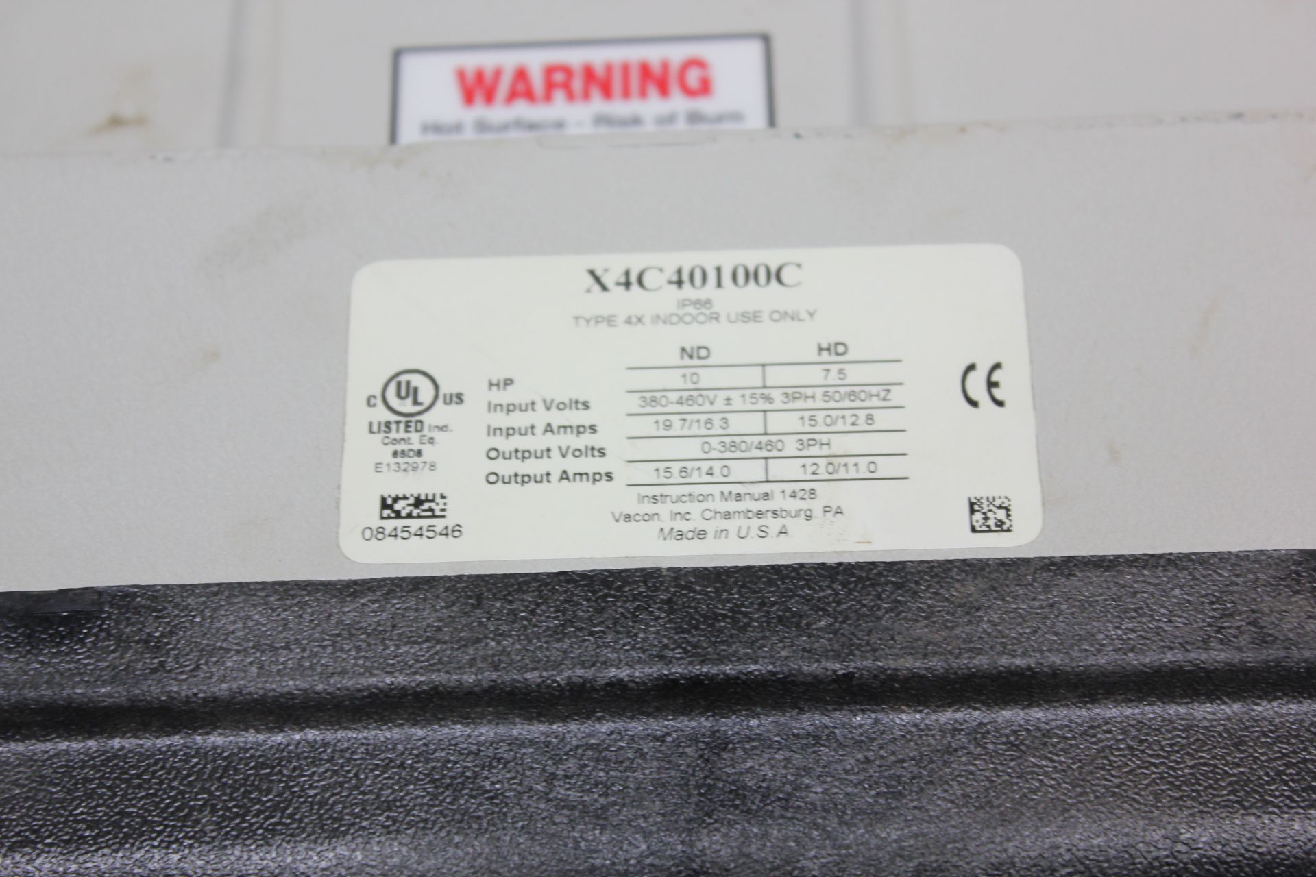 VACON X SERIES VARIABLE FREQUENCY AC DRIVE - Image 4 of 5