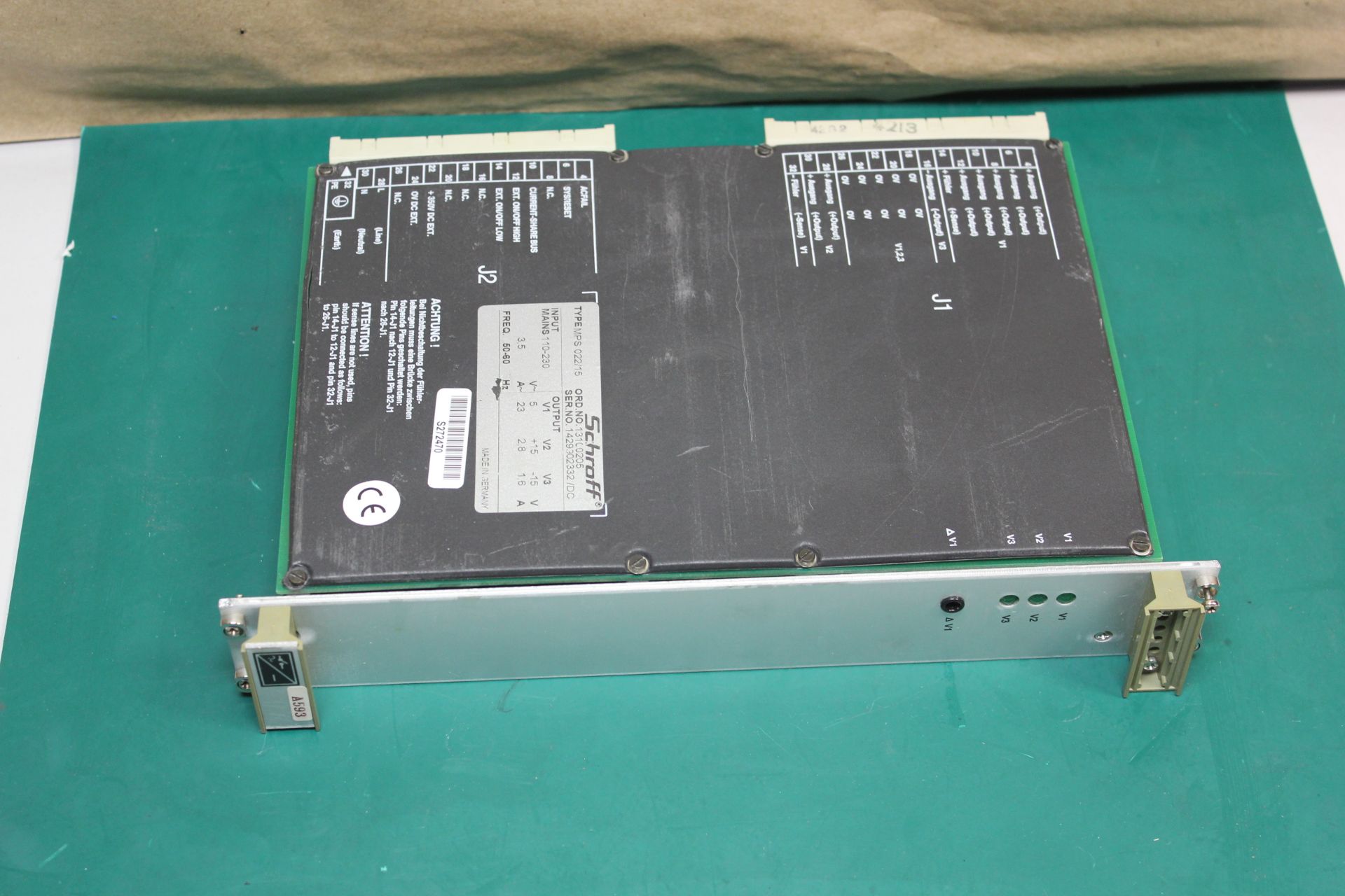 SCHROFF POWER SUPPLY MODULE