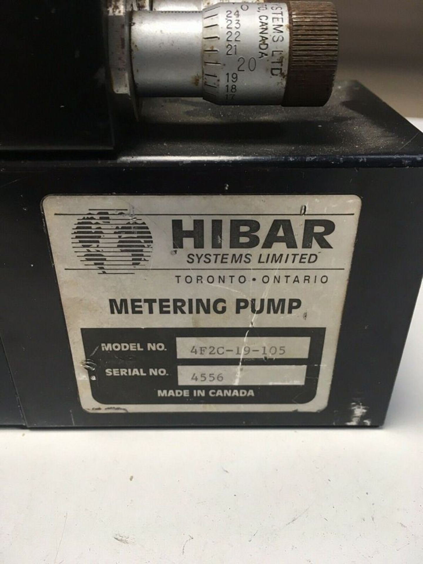 HIBAR Systems Metering Pump - Image 2 of 3