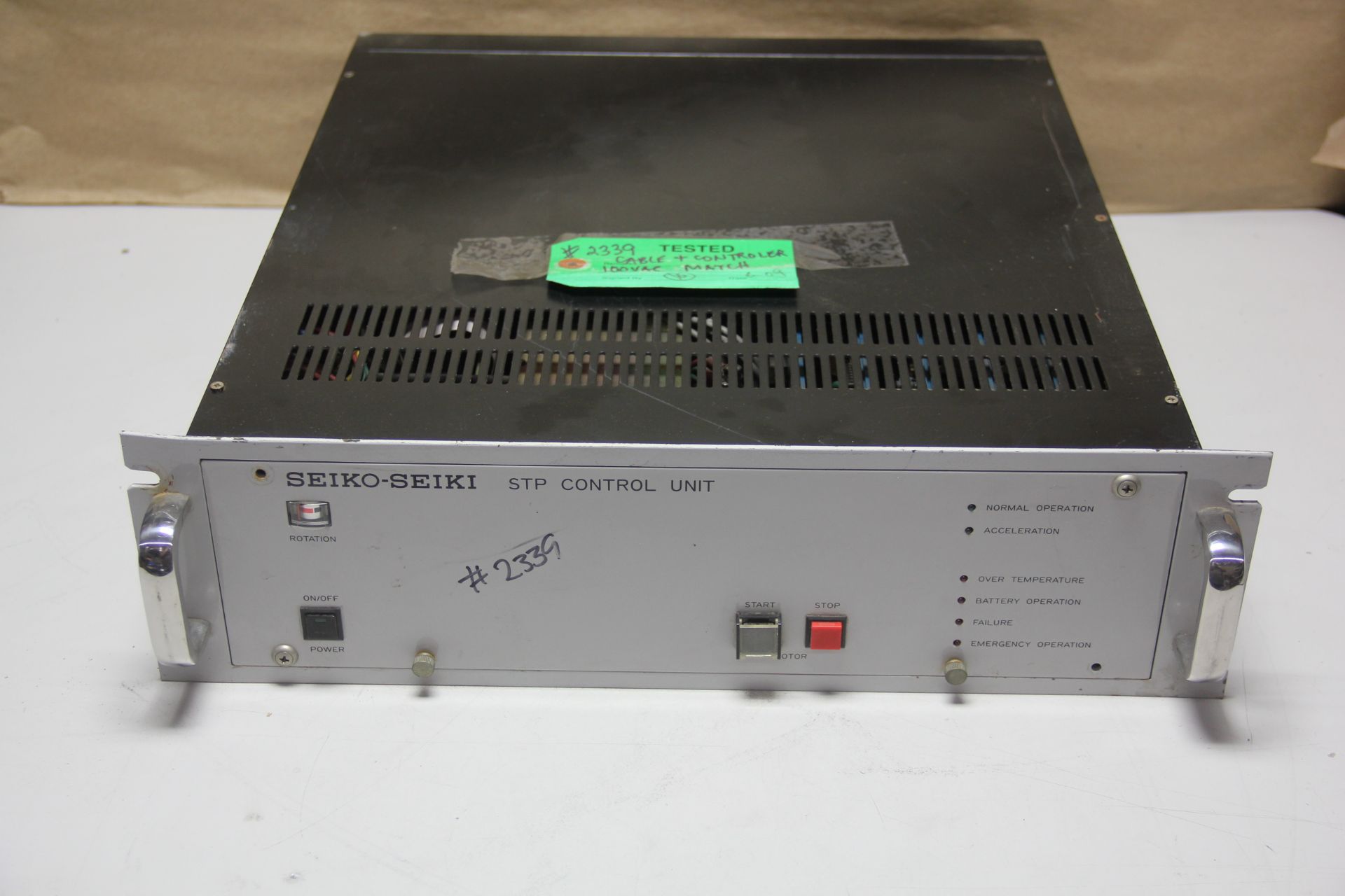 SEIKO SEIKI TURBO MOLECULAR VACUUM PUMP CONTROLLER