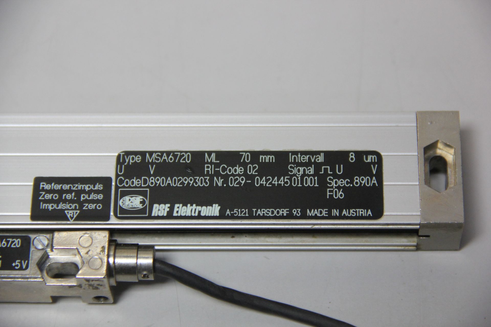RSF ELECTRONIK LINEAR ENCODER - Image 2 of 5