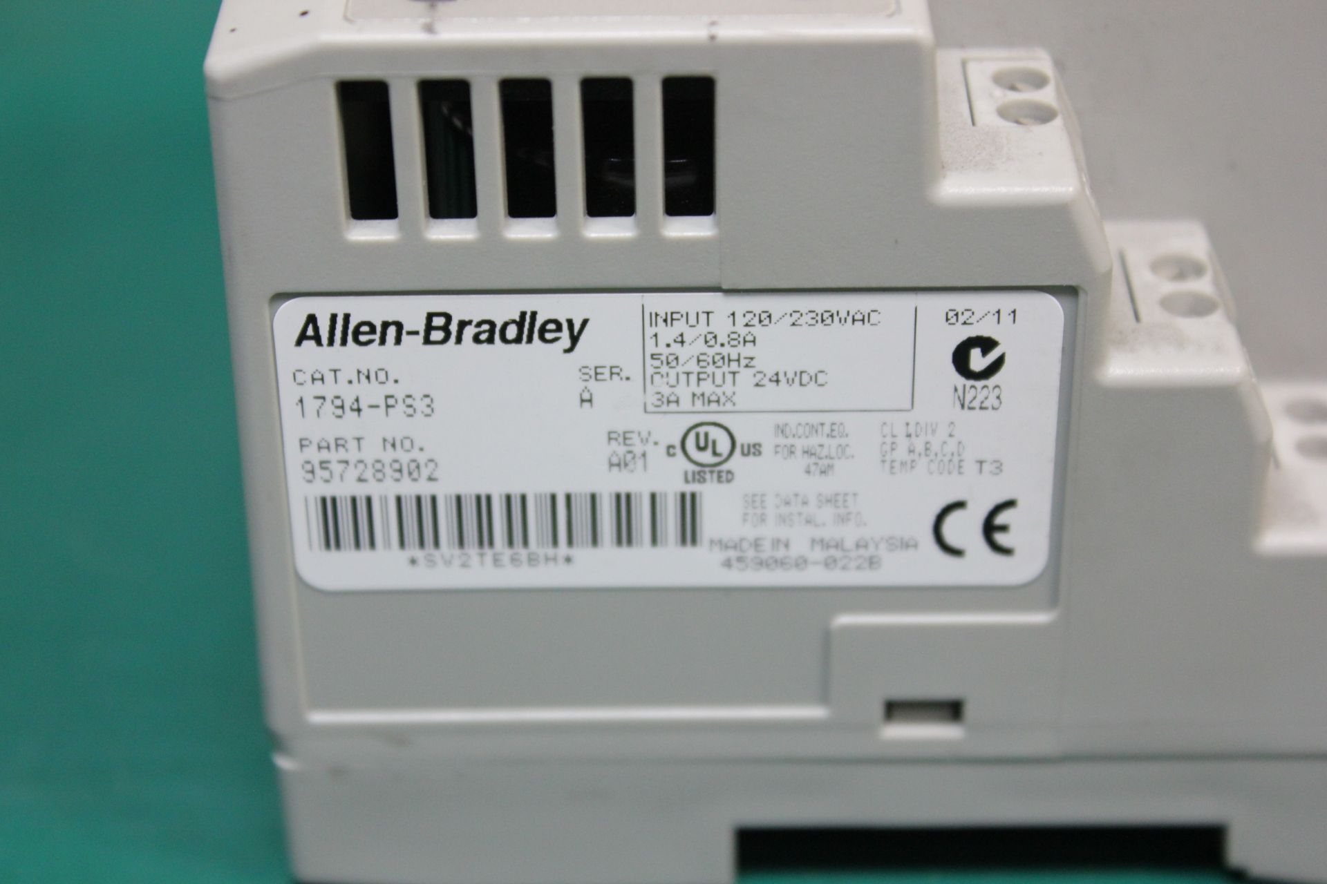 ALLEN BRADLEY FLEX I/O 24VDC POWER SUPPLY - Image 3 of 3