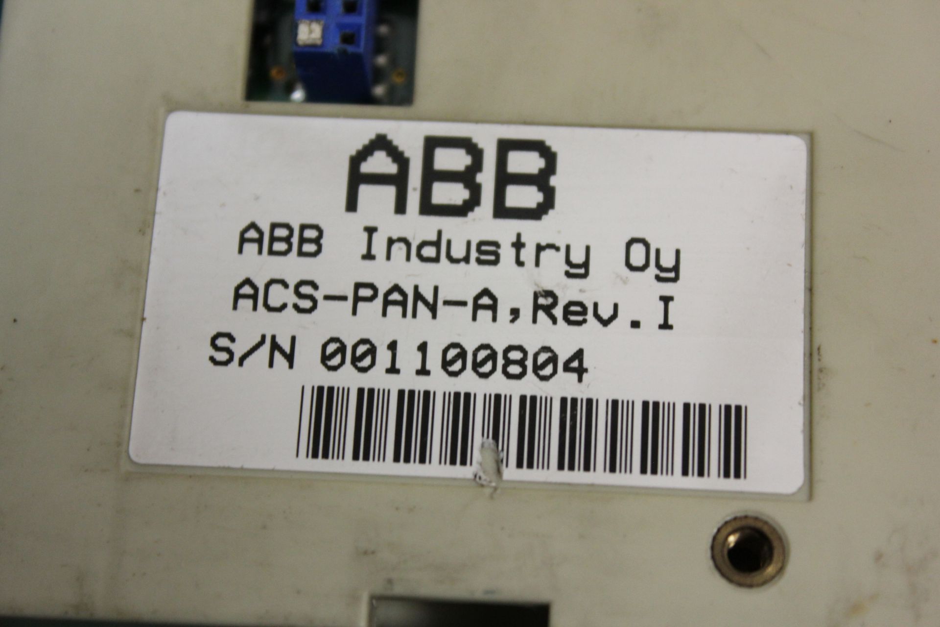 ABB OPERATOR PANEL INVERTOR CONTROL - Image 3 of 3