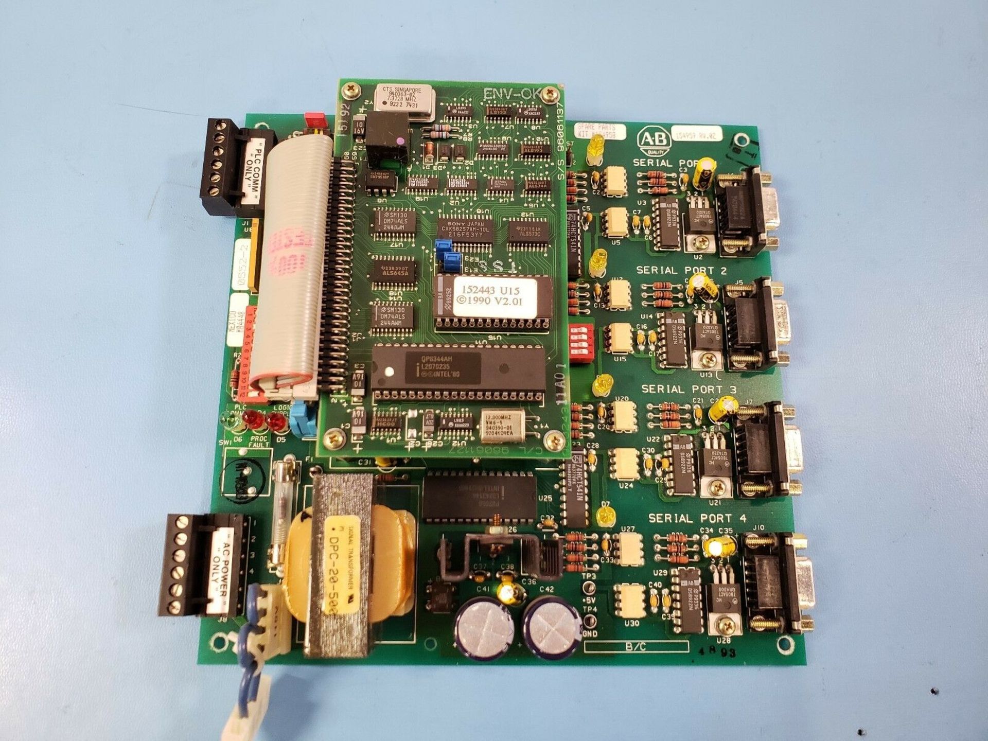 ALLEN BRADLEY 154959 REV 2 REMOTE INTERFACE I/O BOARD